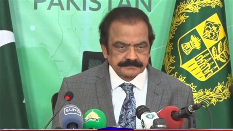 Live Rana Sanaullah Media Talk News From Court Youtube