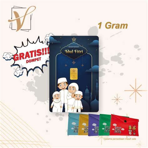 Promo StarGold Emas Logam Mulia Series Idul Fitri 2 1gram Diskon 2 Di