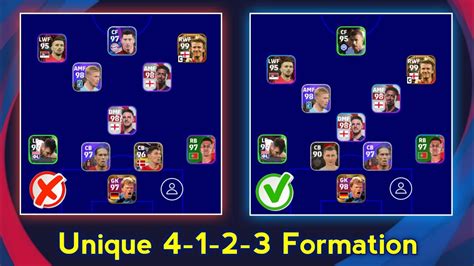 How To Get Unique 4 1 2 3 Formation In Efootball 2023 Mobile Best For