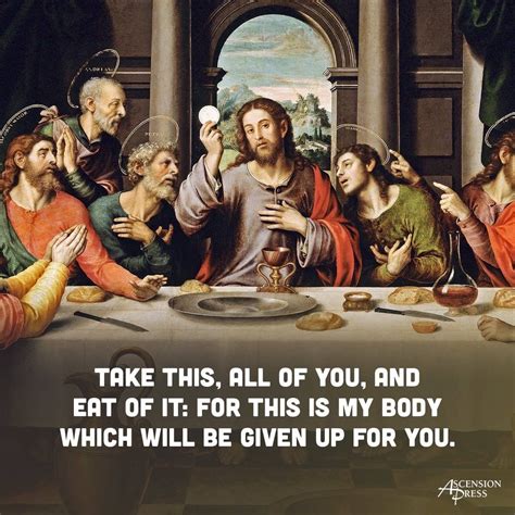 The Last Supper Eucharist Catholic Sacrament