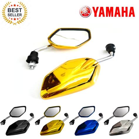 Yamaha Sniper Motorcycle Side Mirror Glossy Color Short Stem