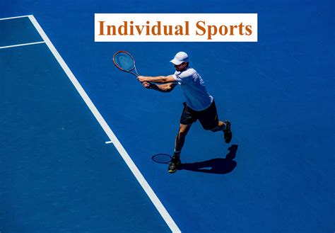 What is individual sports and examples?