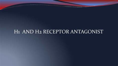 Pdf H And H Receptor Antagonist Rama University Dokumen Tips