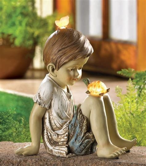 Solar Lighted Garden Statue Fresh Garden Decor