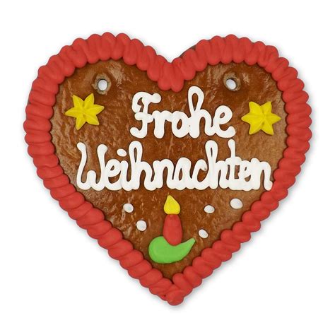 Lebkuchenherz 12cm Frohe Weihnachten günstig bestellen