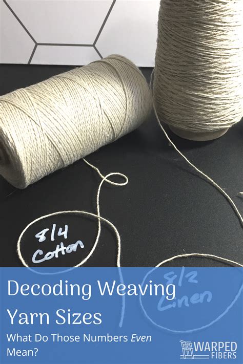 Your Guide To Decoding Weaving Yarn Sizes Artofit