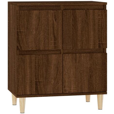 The Living Store Sideboard Braun Eichen Optik X X Cm Holzwerkstoff