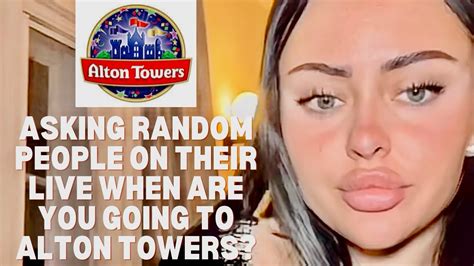 Asking Random People On Their Live When Are You Going Alton Towers