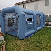 Amazon Happybuy Inflatable Paint Booth 26x15x10ft With 2 Blowers