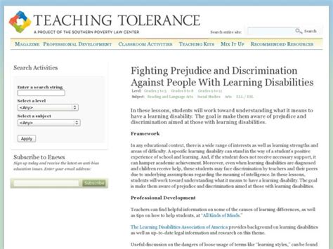 Fighting Prejudice And Discrimination Against People With Learning