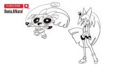 How to Draw Cute Character Momoko Akatsutsumi Blossom from Powerpuff