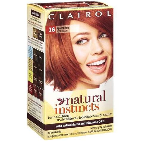 Clairol Spiced Tea Light Auburn Natural Instincts