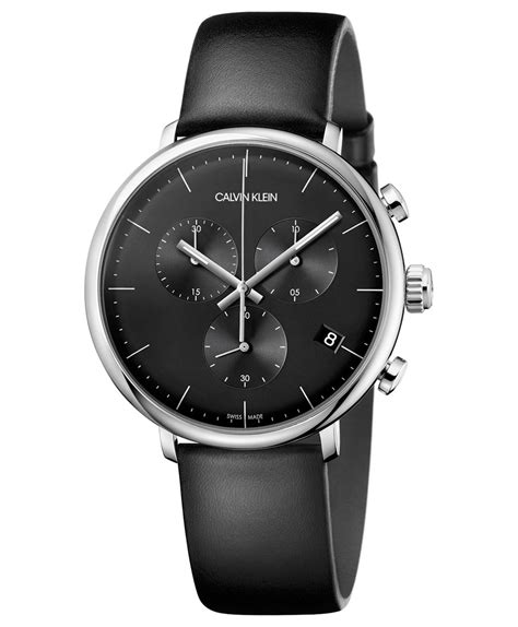 Calvin Klein Uhr Herren High Noon Chronograph Quarz Mm Silber Schwarz