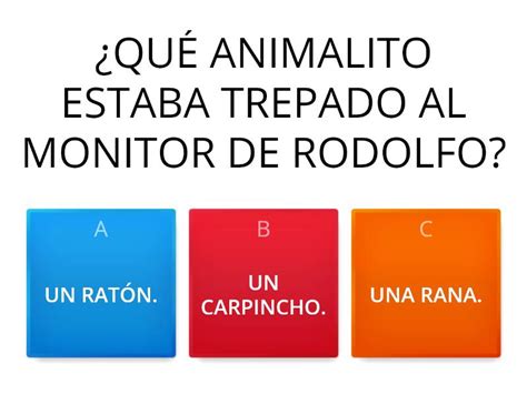 UNA FAMILIA PARA RODOLFO PRIMER VIAJE DE RODOLFO Quiz