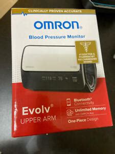 Omron Evolve Bluetooth Wireless Upper Arm Blood Pressure Monitor with ...