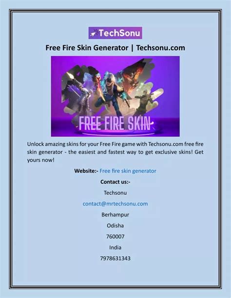 PPT - Free Fire Skin Generator Techsonu PowerPoint Presentation, free ...