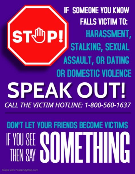 Copy Of Pink Domestic Violence Instagram Image Postermywall