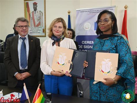 Guinée Union européenne signature des conventions de financement du