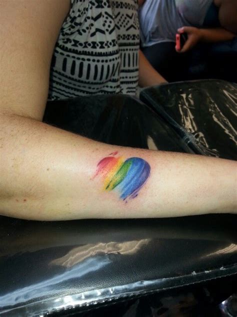 Pin by Christine Riley on tattoo ideas | Rainbow tattoos, Pride tattoo, Tattoos