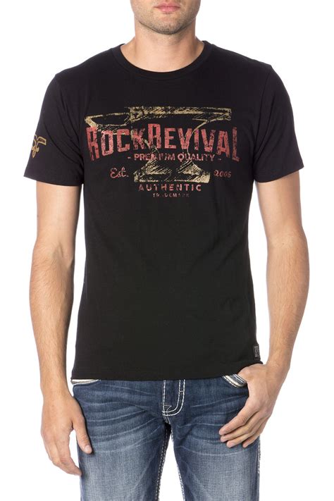 Rr Heavy Weight T Shirt Rock Revival With Images Mens Tops T Shirt Mens Tshirts