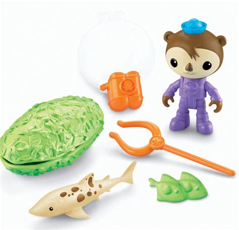 Octonauts Набор фигурок Шеллингтон и огромная раздувающаяся акула ...
