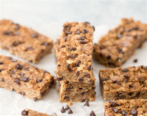 4 Ingredient No Bake Healthy Granola Bars Kirbies Cravings