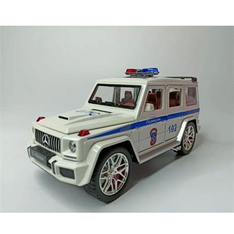 Машинка Mercedes-Benz G-класса G63 AMG Мерседес Бенц Гелик ДПС полиция ...