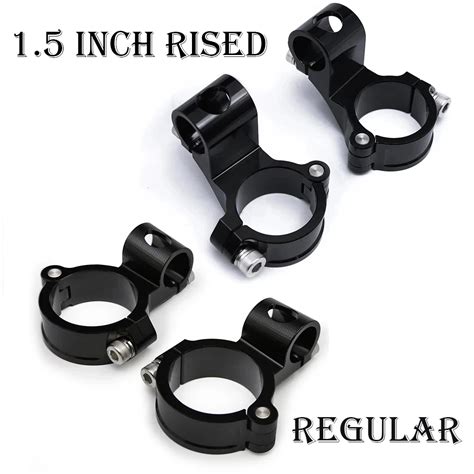 Guidon De Moto R Glable Cnc Mm Fourche Clips