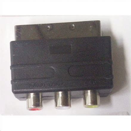 Adapter Av Euro Scart Na X Cinch Rca Przej Ci Wka