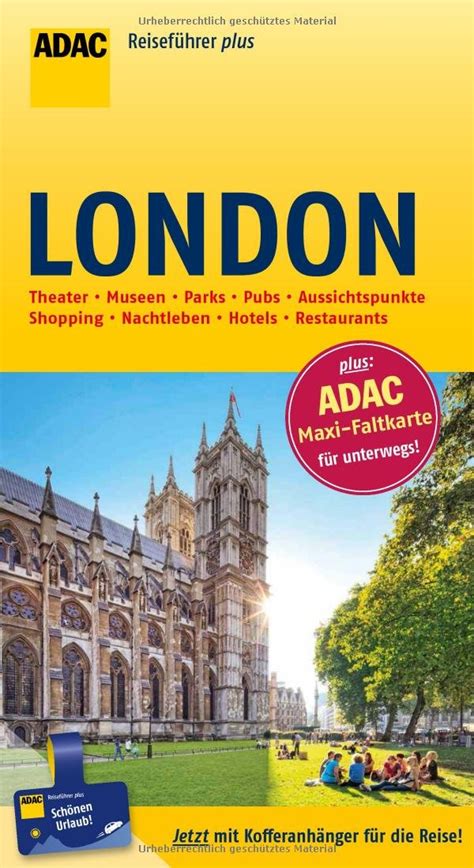 Adac Reisef Hrer Plus London Mit Maxi Faltkarte Zum Herausnehmen