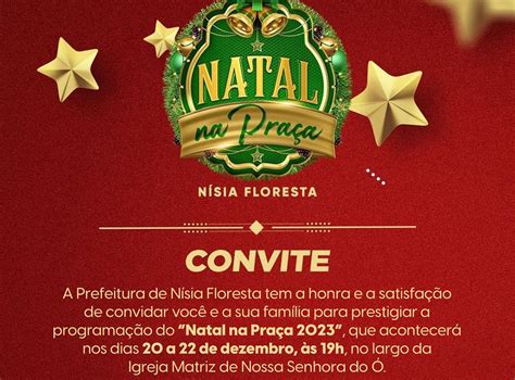 N Sia Floresta Prefeitura Divulga Programa O Do Natal Na Pra A