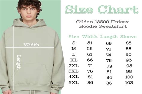 Gildan 18500 Size Chart Unisex Hoodie Graphic by evarpatrickhg65 ...