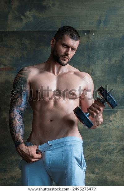 Sexy Cuerpo Desnudo Muscular Pedazo Con Foto De Stock 2495275479