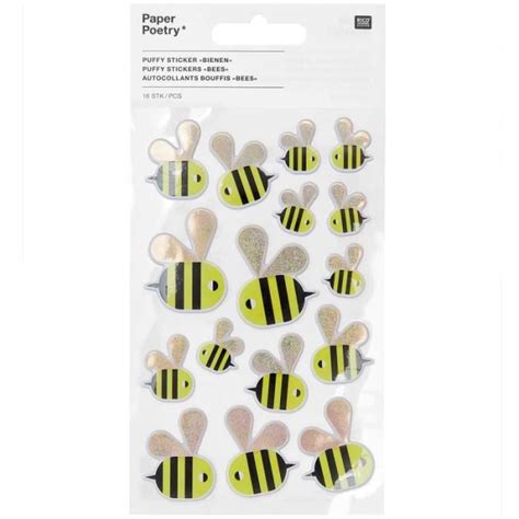 Stickers Puffy Abeilles Pcs Cdiscount Beaux Arts Et Loisirs