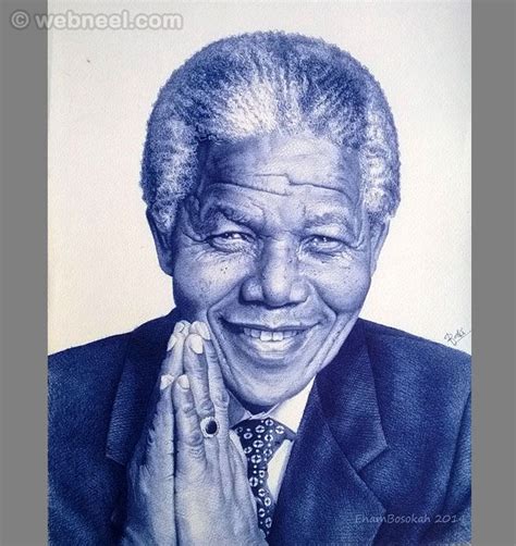 20 Realistic Ballpoint Pen Drawings From African Artist Enam Bosokah