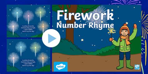 Fireworks Number Rhyme PowerPoint L Insegnante Ha Fatto