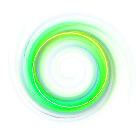 Green Neon Border Warp Circle Neon Neon Border Border Png