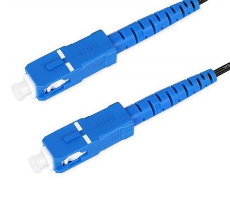 FTTH Fiber Optic Drop Cable SC UPC 30m 50m Single Mode Simplex Outdoor