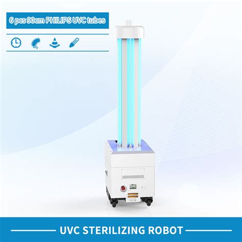 Uvc Robot Sterilizer Ultraviolet Uvc Sterilizing Robot All Round