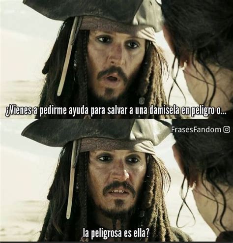 Capitan Jack Sparrow En Piratas Del Caribe Frases Piratas