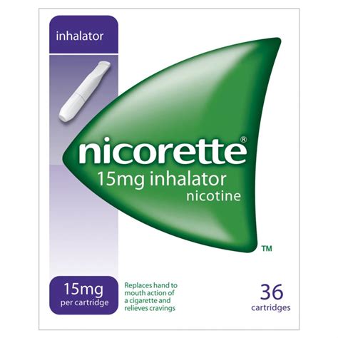 Order Nicorette Inhalator 15mg Inhalator Nicotine 36 Cartridges Online