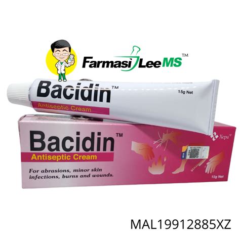 Bacidin Antiseptic Cream 15g Exp 01 2027 Lazada