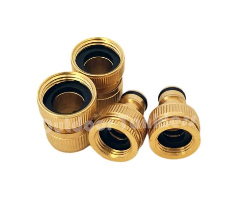 4pcs Garden Hose Brass Quick Connectors For Portable Tankless Water H