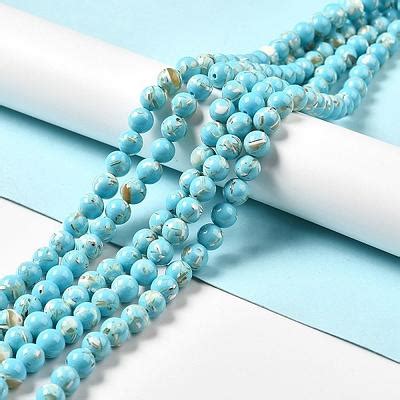 Synthetic Turquoise And Sea Shell Assembled Beads Strands Yahoo Shopping