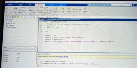 Solved Write MATLAB Script Programs To Perform The Following Chegg