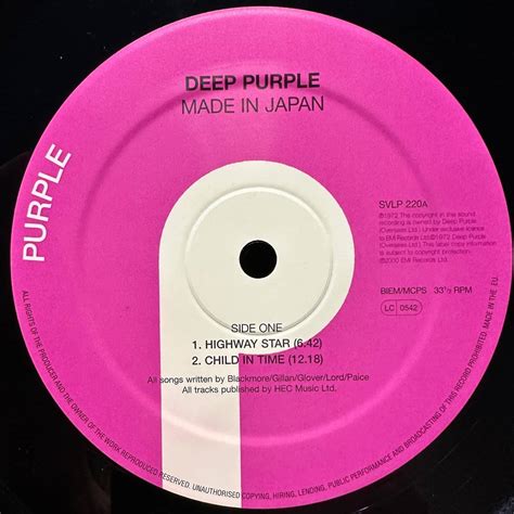 Deep Purple Made In Japan