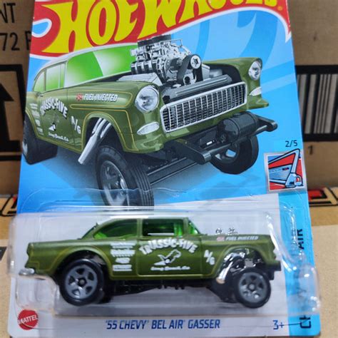 Jual D HOT WHEELS HOTWHEELS CHEVY BEL AIR GASSER HIJAU TUA Kota Tangerang Visitek
