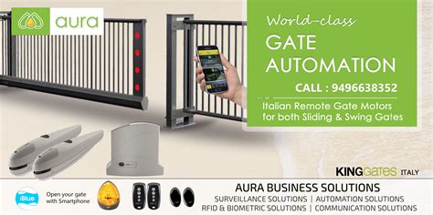 Remote Gates Automatic Gate Opener Aura Business Solutions Call