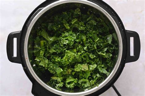 Instant Pot Kale (Two Ways) - Cozy Peach Kitchen