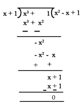 Write The Quotient And Remainder When We Divide X3 1 By X 1